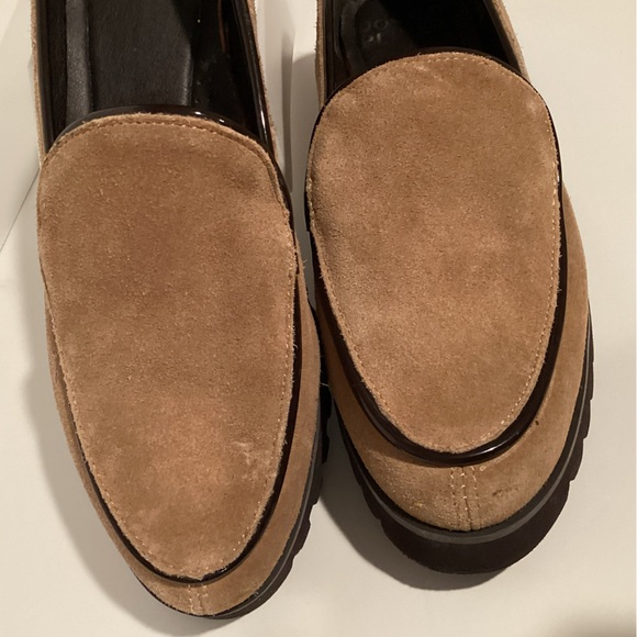 Donald J. Pliner Tan Suede Loafers - Picture 2 of 16